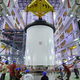 PSLV-C34 core stage segments joining in progress